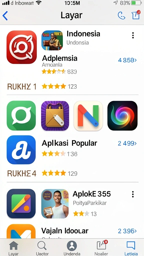 hokihoki - Tampilan antarmuka yang intuitif dan mudah dipahami.