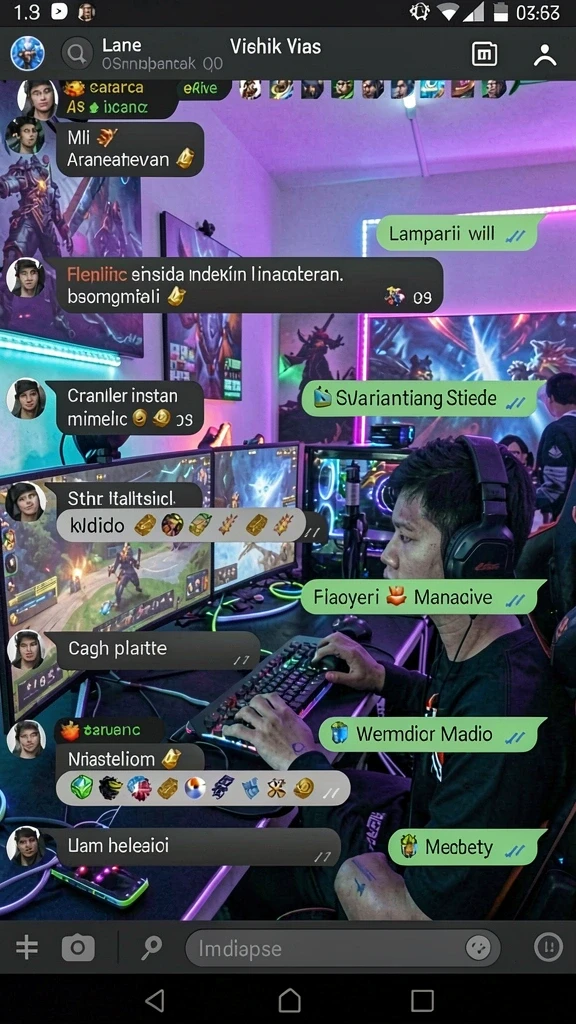 rr89 - Tampilan menu utama yang intuitif dan menarik.